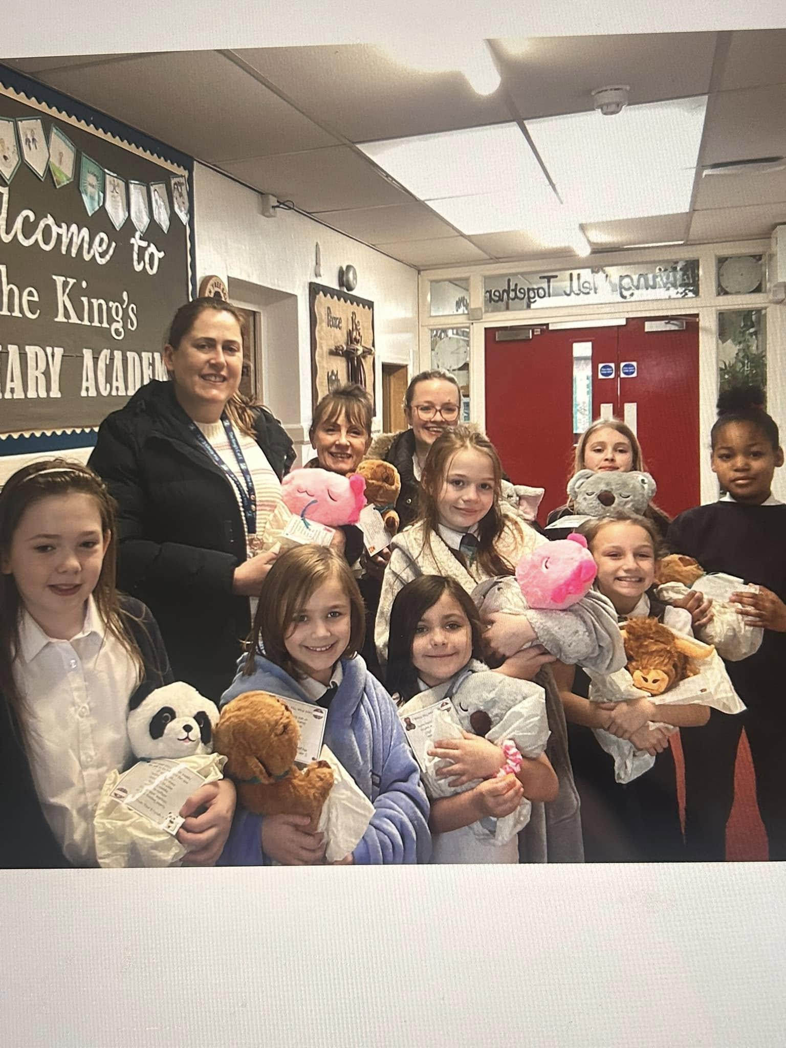 The Friends purchased a calm buddy for each class to help children with their anxiety.